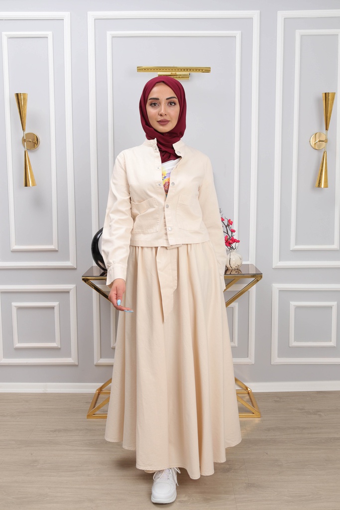 [3553-Beige-36] طقم جينز 3 قطع 3553 (36, Beige) IMG_4057