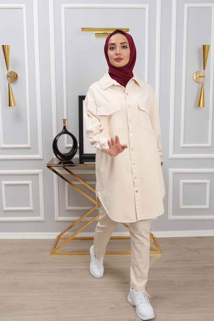 [2608-Beige-36] طقم قطعتين جينز 2608 (36, Beige) IMG_4092