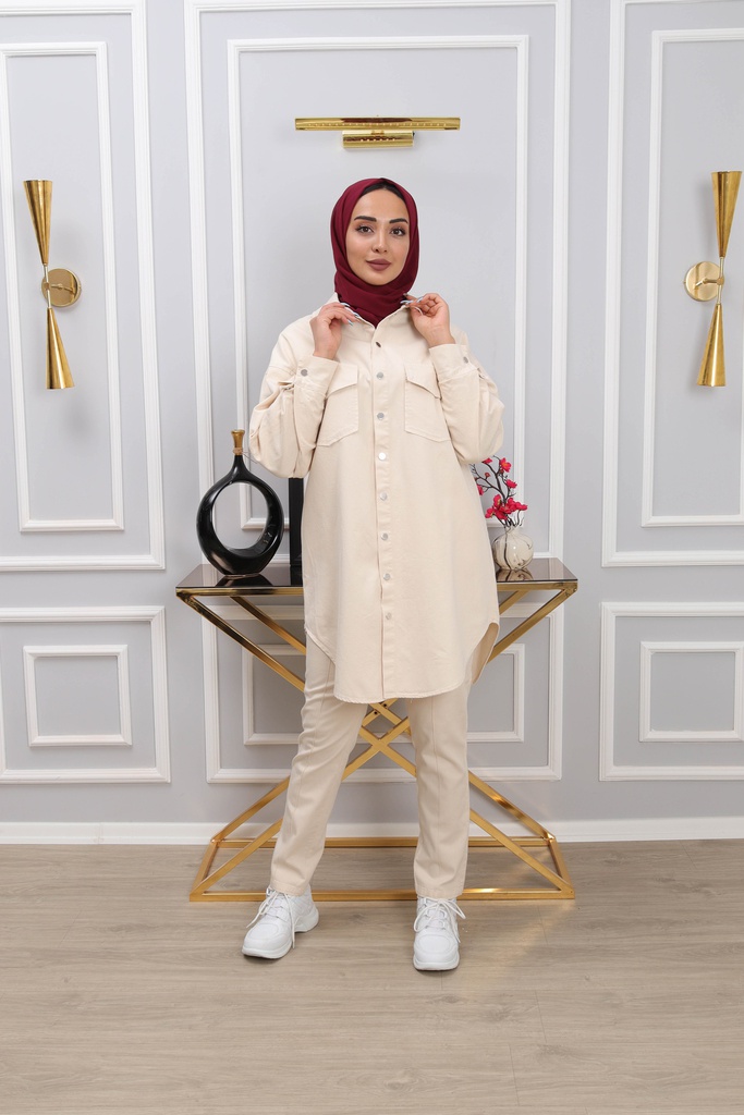 [2608-Beige-36] طقم قطعتين جينز 2608 (36, Beige) IMG_4098
