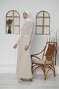 [1615-Beige-38] 1615 فستان (38, Beige) D5049