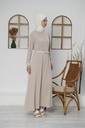 [1615-Beige-38] 1615 فستان (38, Beige) D5053