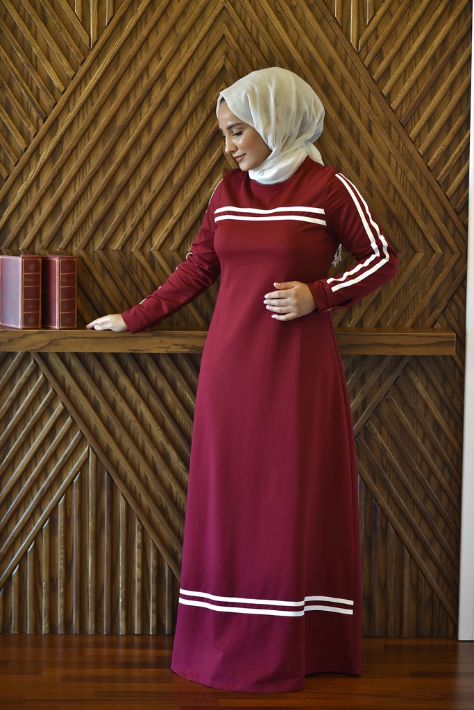 [1621-Maroo-36] 1621 فستان (36, Maroon) image00024