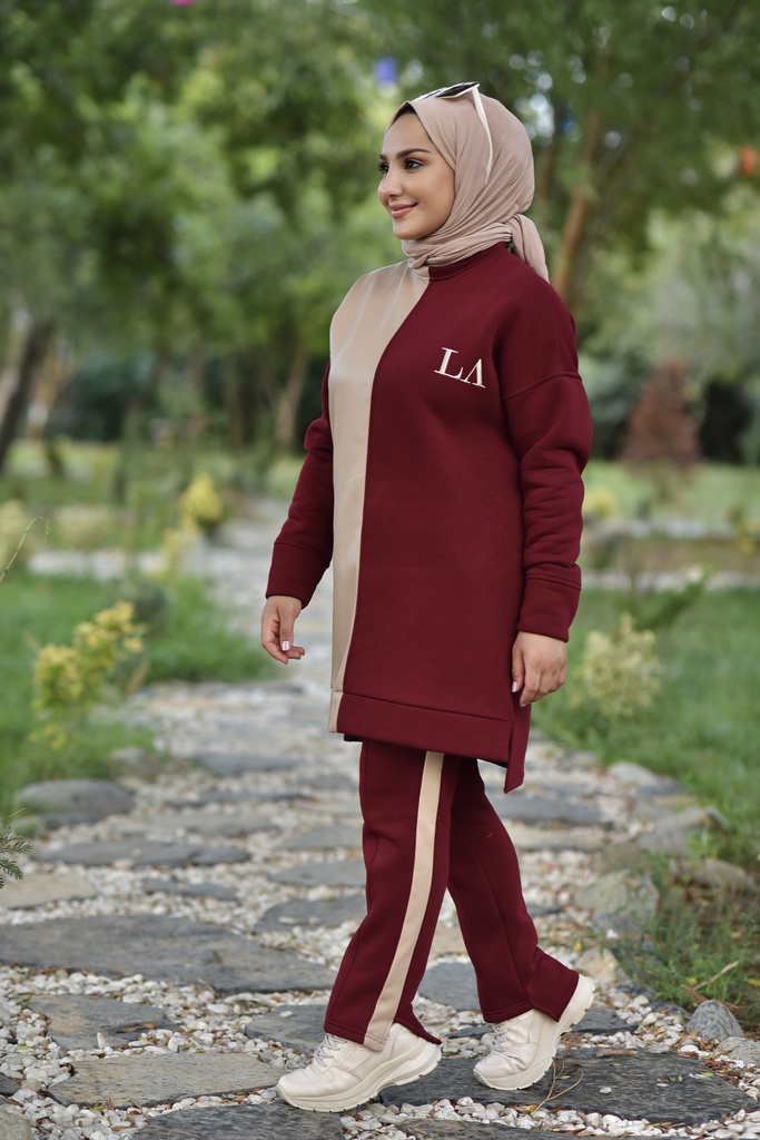 [2530-Maroo-36] طقم 2530 (36, Maroon) image00017