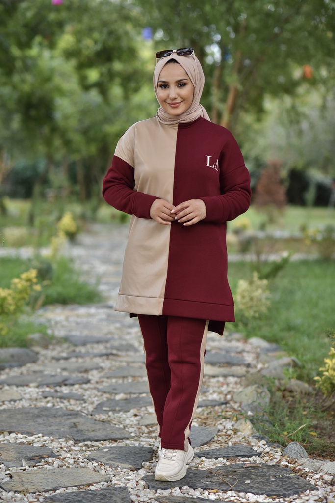 [2530-Maroo-36] طقم 2530 (36, Maroon) image00022