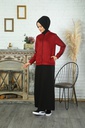 [2510-Maro-38] طقم قطعتين فستان مع جاكيت شمواه (38, Maroon) IMG_0072