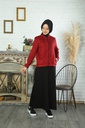 [2510-Maro-38] طقم قطعتين فستان مع جاكيت شمواه (38, Maroon) IMG_0073
