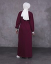 [1642-Maroo-36] جلباب 1642 (36, Maroon) OMER9955