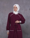 [1642-Maroo-36] جلباب 1642 (36, Maroon) OMER9956