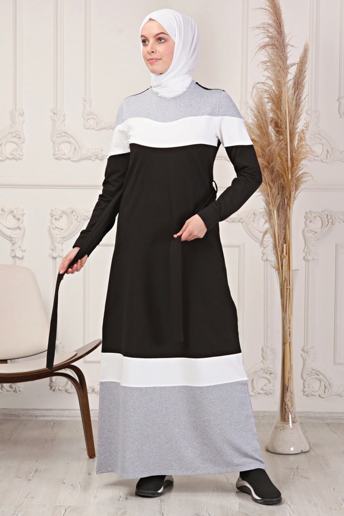 [1645-Black-36] جلباب 1645 (36, Black) OMER7493