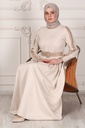 [1655-Beige-38] فستان 1655 (38, Beige) OMER3907