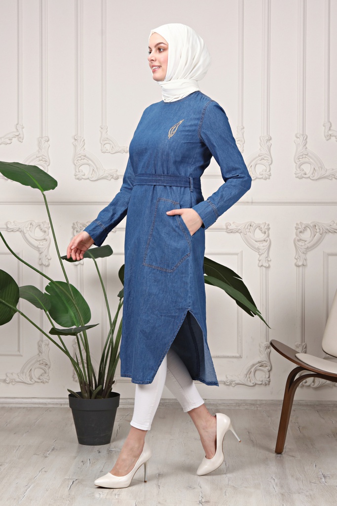 [1667-Jeans-36] تونيك 1667 (36, Jeans) OMER1367