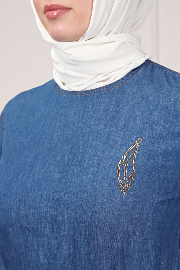 [1667-Jeans-36] تونيك 1667 (36, Jeans) OMER1369