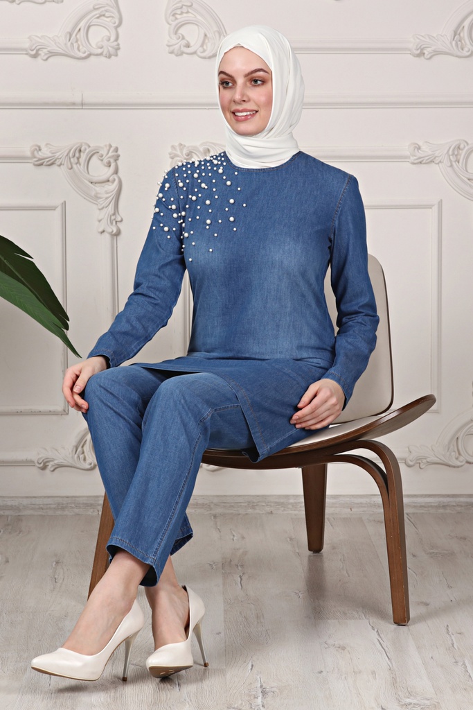 [2661-Jeans-36] طقم جينز 2661 (36, Jeans) OMER1392