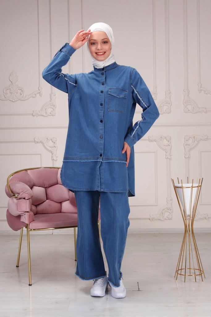 طقم قطعتين جينز