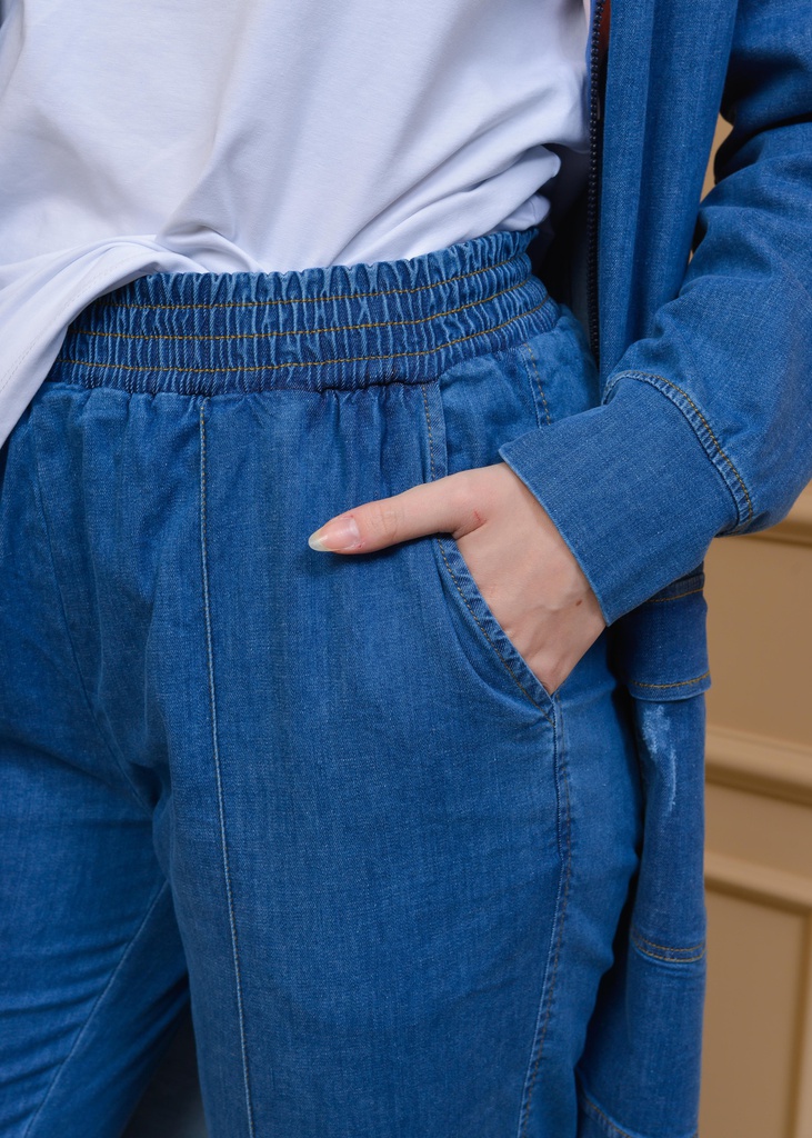 طقم  جينز ثلاث قطع