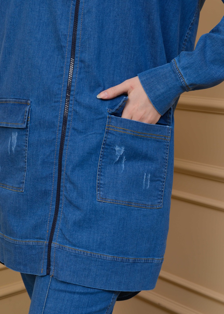 طقم  جينز ثلاث قطع