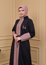 [1538-Blac-38] جلباب مع جلد (38, Black) _BIA7958-36