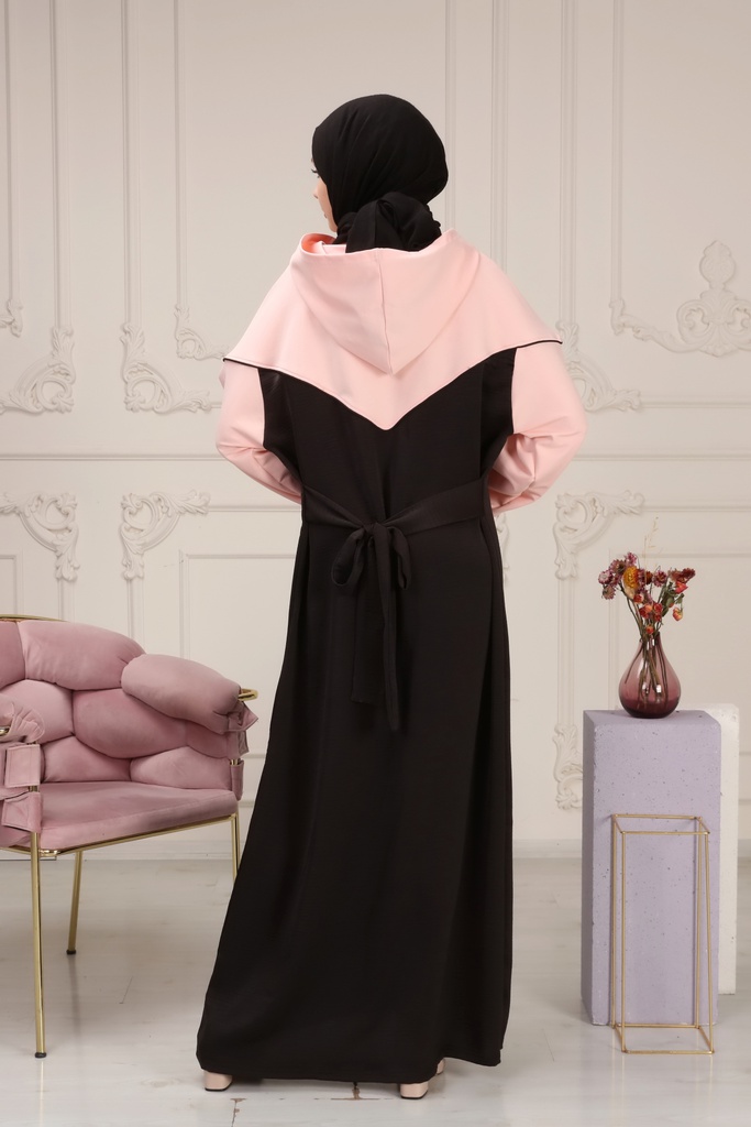 فستان قماش يد نفخ مع طاقية