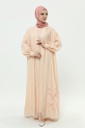 [2551-Beig-36] فستان و عباية طائر 2551 (36, Beige) 2E3A1510
